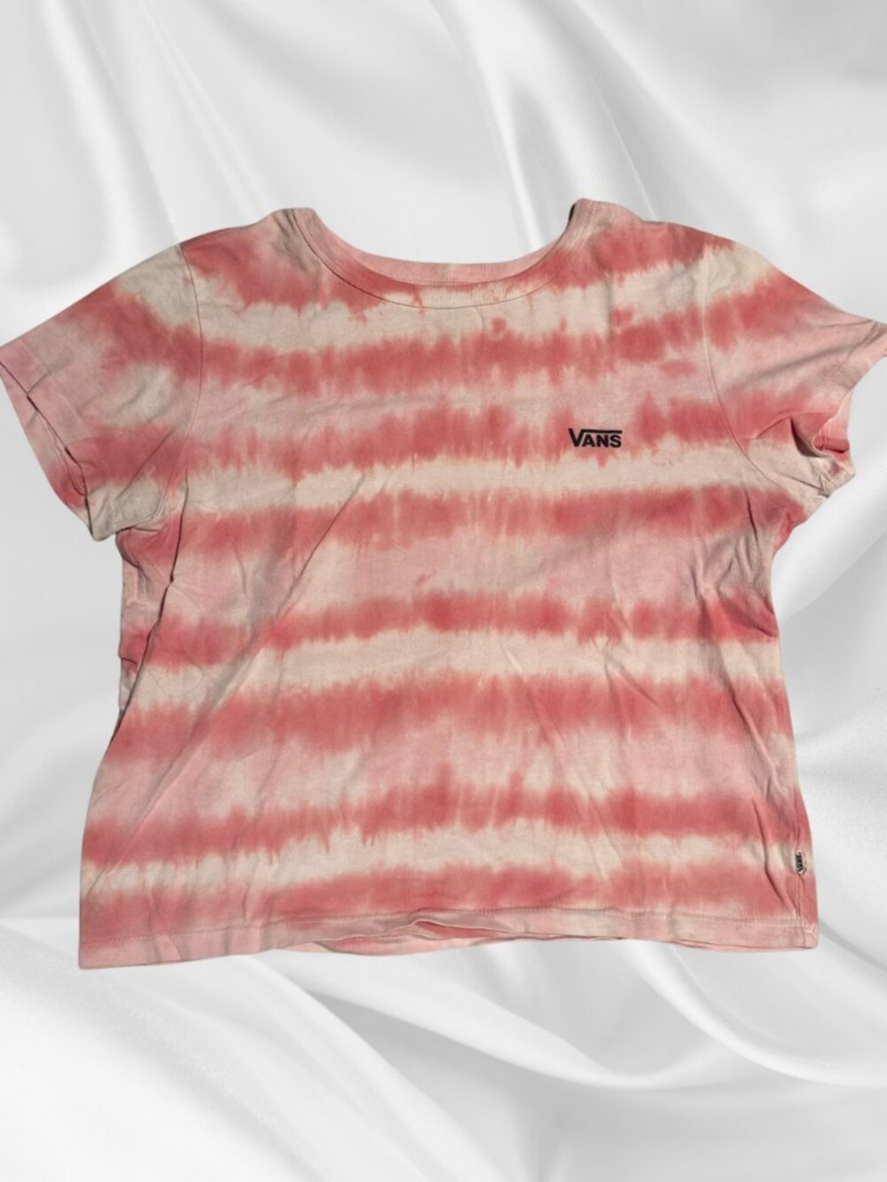 Vans Pink & Cream Tie Dye Tee